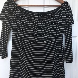 American Eagle Off The Shoulder Ruffle Top